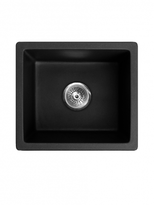 Vertu-T Undermount Black NuGranite Bar Sink